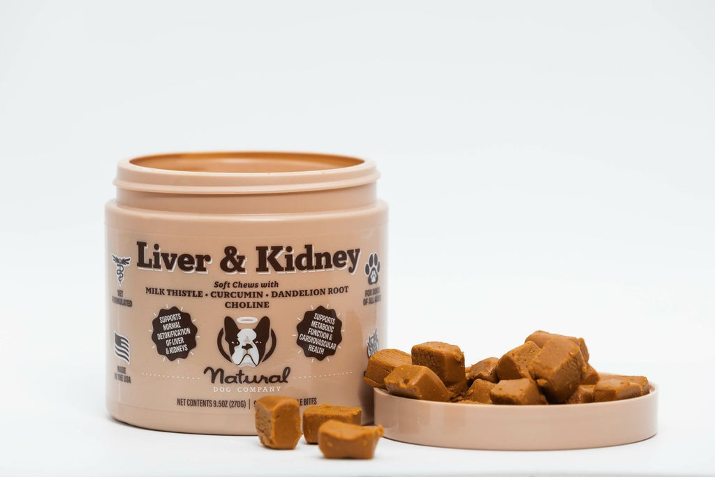 Вітамінний комплекс для печінки та нирок Liver & Kidney Supplement Natural Dog Company 90шт