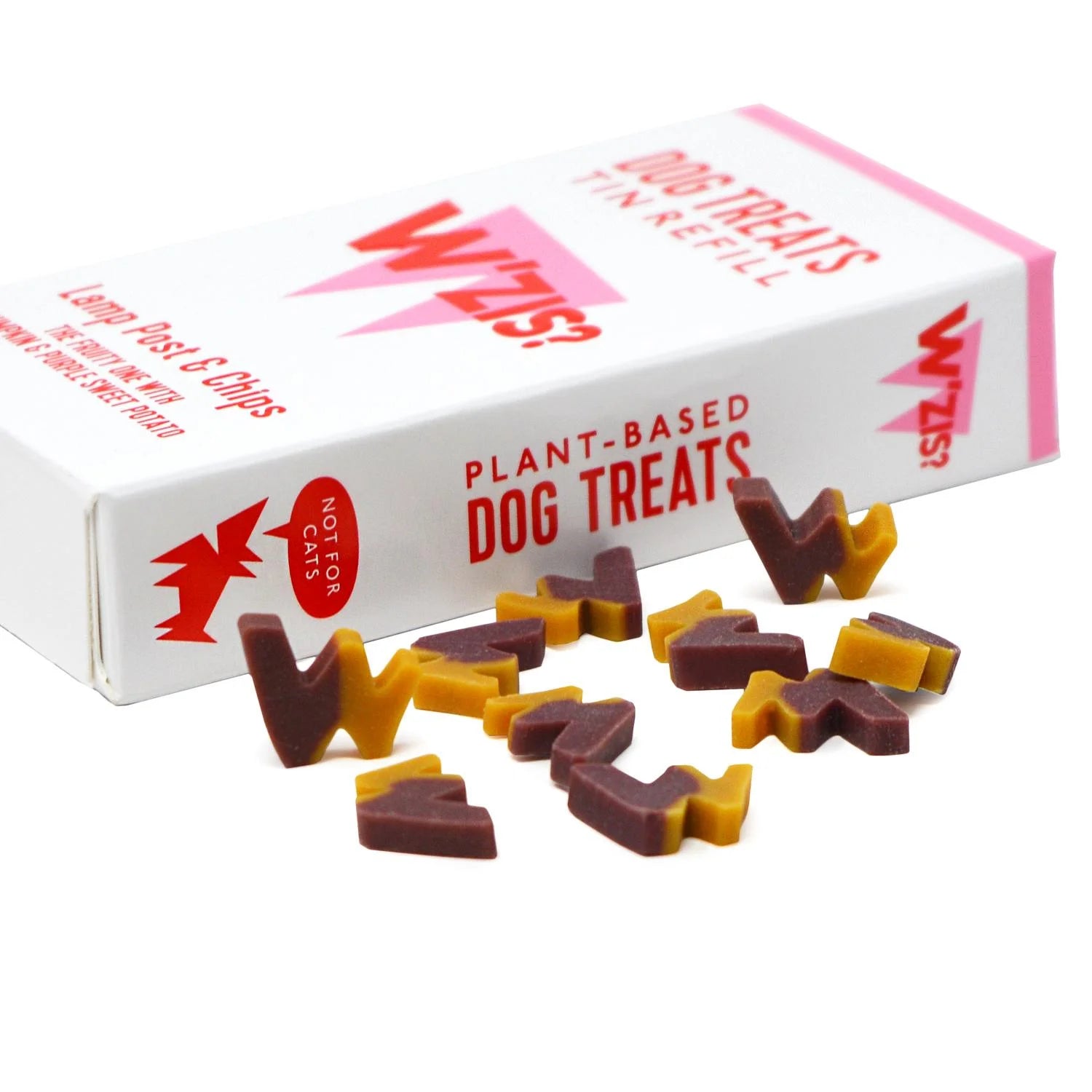 Веганські смаколики в коробочках ліхтар та чіпси Lamp Post & Chips W'ZIS 48 г