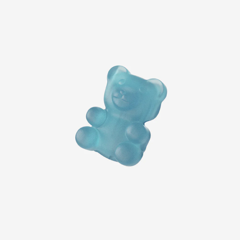 Силіконовий аксесуар-прикраса на повідець Zee.Pinz Blue Gummy Bear Zee.Dog (плаский повідець)